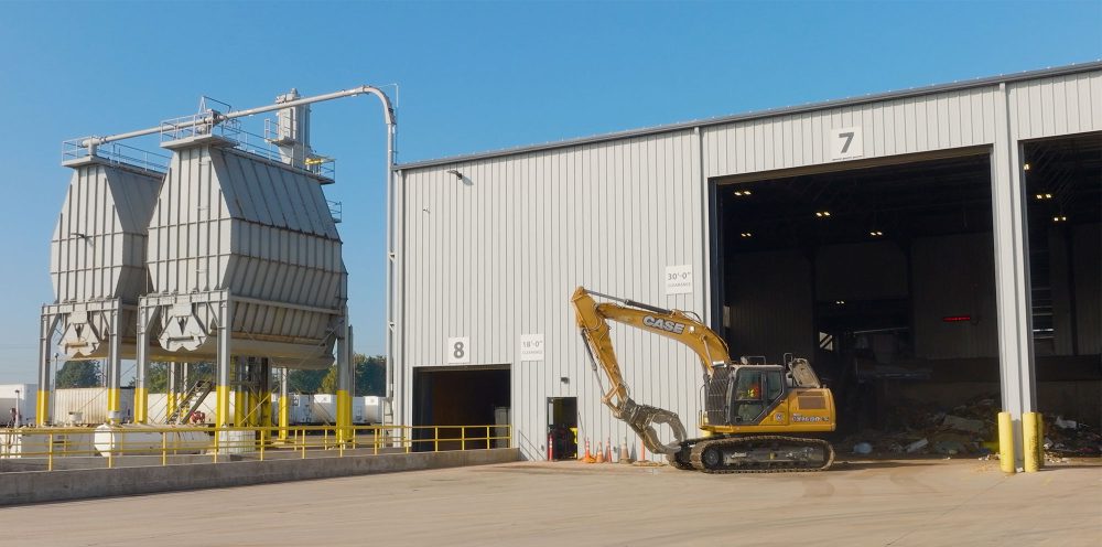 resource facility exterior bay doors